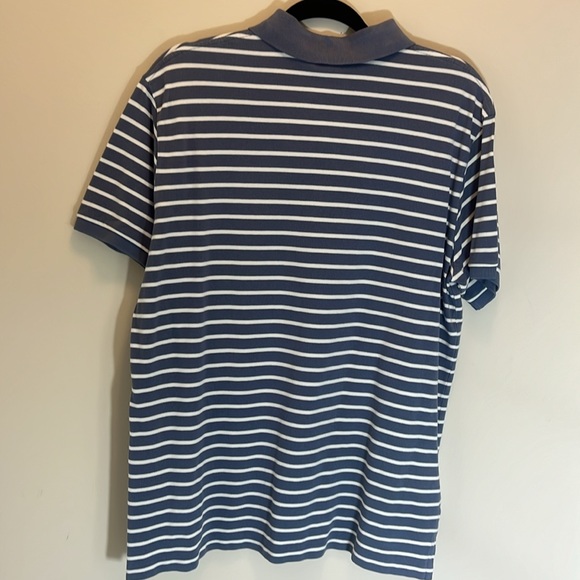 POLO by Ralph Lauren Gray & White Stripes with Yellow Pony Custom Fit Size Large - Picture 7 of 7